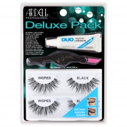 Ardell Deluxe Pack Lashes - Wispies Black