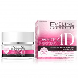 Eveline White Prestige 4D Whitening & Regenerating Night Cream