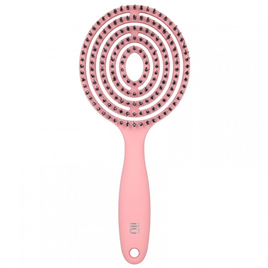 ilu Lollipop Candy Round Detangling Vent Brush - Pink