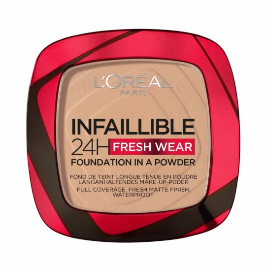 L'Oreal Infallible 24H Fresh Wear Foundation in a Powder - 120 Vanilla