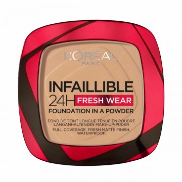 L'Oreal Infallible 24H Fresh Wear Foundation in a Powder - 140 Golden Beige