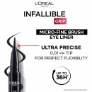 L'Oreal Infallible Grip Micro Fine 36H Eyeliner - 01 Obsidian Black