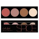 L.A. Girl Beauty Brick Blush Palette - GBL573 Spice