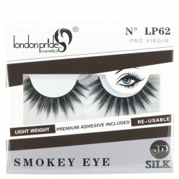 London Pride 3D Silk Smokey Eye Eyelashes - LP62 Pro Virgin