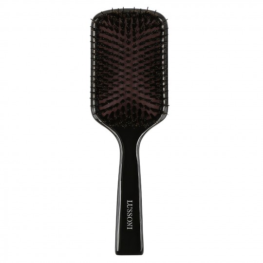 Lussoni Wooden Paddle Detangling Hair Brush with Boar Bristles Lussoni Wooden Paddle Detangling Hair Brush with Boar Bristles