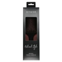 Lussoni Wooden Paddle Detangling Hair Brush with Boar Bristles