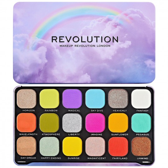 Makeup Revolution Forever Flawless Halloween Eyeshadow Palette - Rainbow