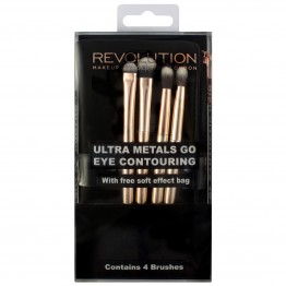 Makeup Revolution Ultra Metals Go Eye Contouring Brush Set