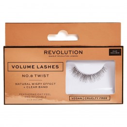 Makeup Revolution Volume Lashes - No.8 Twist