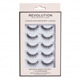 Makeup Revolution Feather Wispy Lashes 5 Pack