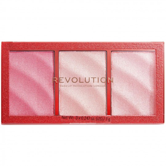 Makeup Revolution Precious Stone Highlighter Palette - Ruby Crush