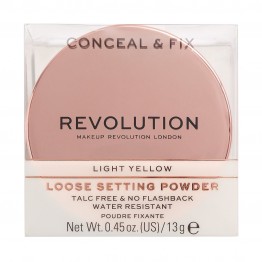 Makeup Revolution Conceal & Fix Setting Powder - Light Yellow