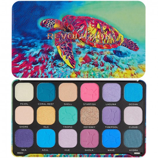 Makeup Revolution Forever Flawless Eyeshadow Palette - Hydra Turtle
