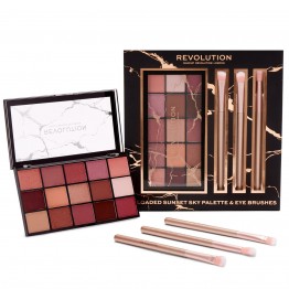 Makeup Revolution Reloaded Sunset Sky Palette & Eye Brush Set