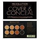 Makeup Revolution Ultra Cover & Conceal Palette - Medium/Dark