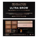 Makeup Revolution Ultra Brow Kit - Medium to Dark