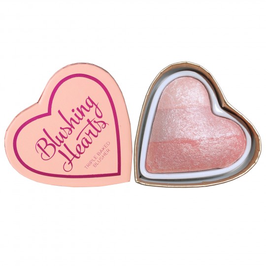 I Heart Revolution Blushing Hearts Blusher - Peachy Pink Kisses
