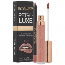 Makeup Revolution Retro Luxe Matte Lip Kit - Reign