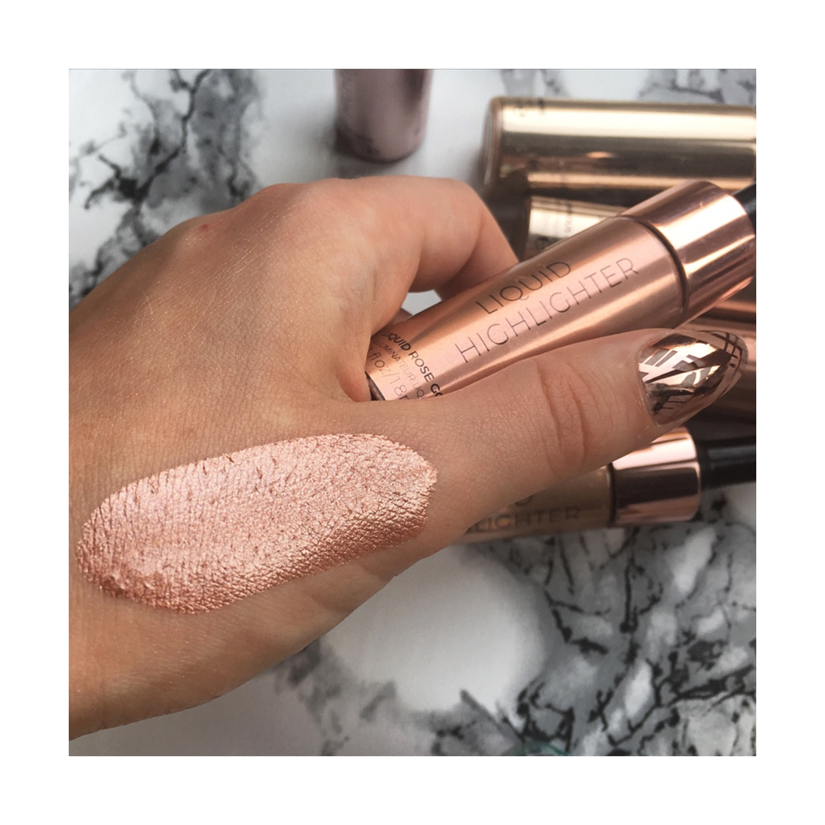 Makeup Revolution Liquid Highlighter Rose Gold