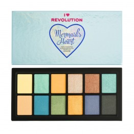 I Heart Revolution Mermaids Heart Eyeshadow Palette