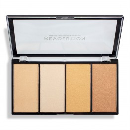 Makeup Revolution Re-Loaded Highlighter Palette - Lustre Lights Warm