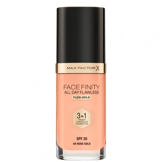 Max Factor Facefinity All Day Flawless 3-In-1 Foundation - 64 Rose Gold