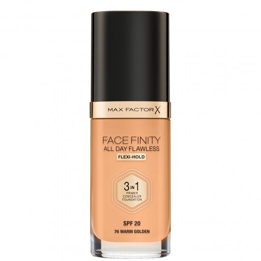Max Factor Facefinity All Day Flawless 3-In-1 Foundation - 76 Warm Golden