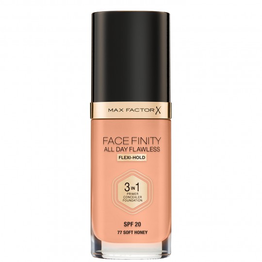 Max Factor Facefinity All Day Flawless 3-In-1 Foundation - 77 Soft Honey