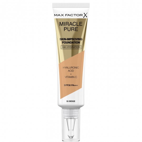 Max Factor Miracle Pure Skin-Improving Foundation - 55 Beige