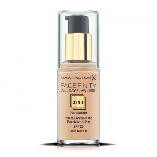 Max Factor Facefinity All Day Flawless 3-In-1 Foundation - 40 Light Ivory