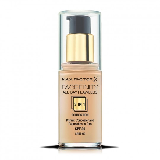 Max Factor Facefinity All Day Flawless 3-In-1 Foundation - 60 Sand