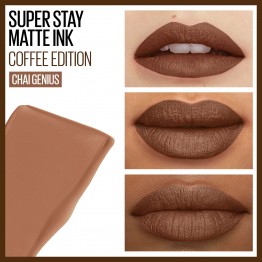 Maybelline SuperStay Matte Ink Coffee Edition Liquid Lipstick - 255 Chai Genius