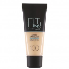Maybelline Fit Me Matte + Poreless Foundation - 100 Warm Ivory