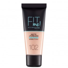 Maybelline Fit Me Matte + Poreless Foundation - 102 Fair Ivory