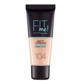 Maybelline Fit Me Matte + Poreless Foundation - 104 Soft Ivory