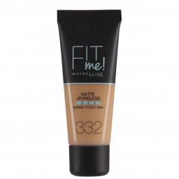 Maybelline Fit Me Matte + Poreless Foundation - 332 Golden Caramel