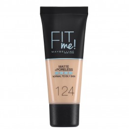 Maybelline Fit Me Matte + Poreless Foundation - 124 Soft Sand