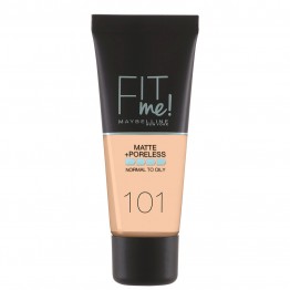 Maybelline Fit Me Matte + Poreless Foundation - 101 True Ivory