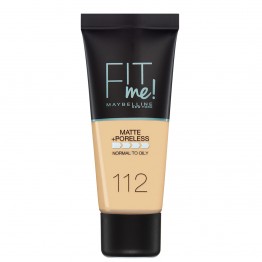 Maybelline Fit Me Matte + Poreless Foundation - 112 Soft Beige