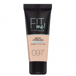 Maybelline Fit Me Matte + Poreless Foundation - 097 Natural Porcelain