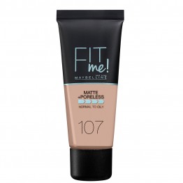 Maybelline Fit Me Matte + Poreless Foundation - 107 Rose Beige