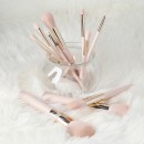 MIMO 12Pcs Makeup Brush Set - Light Pink