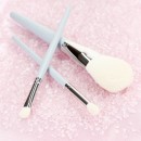 MIMO 6Pcs Makeup Brush Set with Pouch - Light Blue