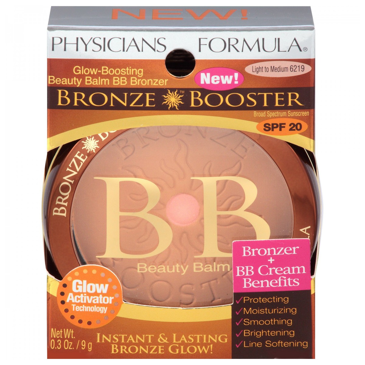Physicians Formula GlowBoosting Beauty Balm Bronzer Light/Medium