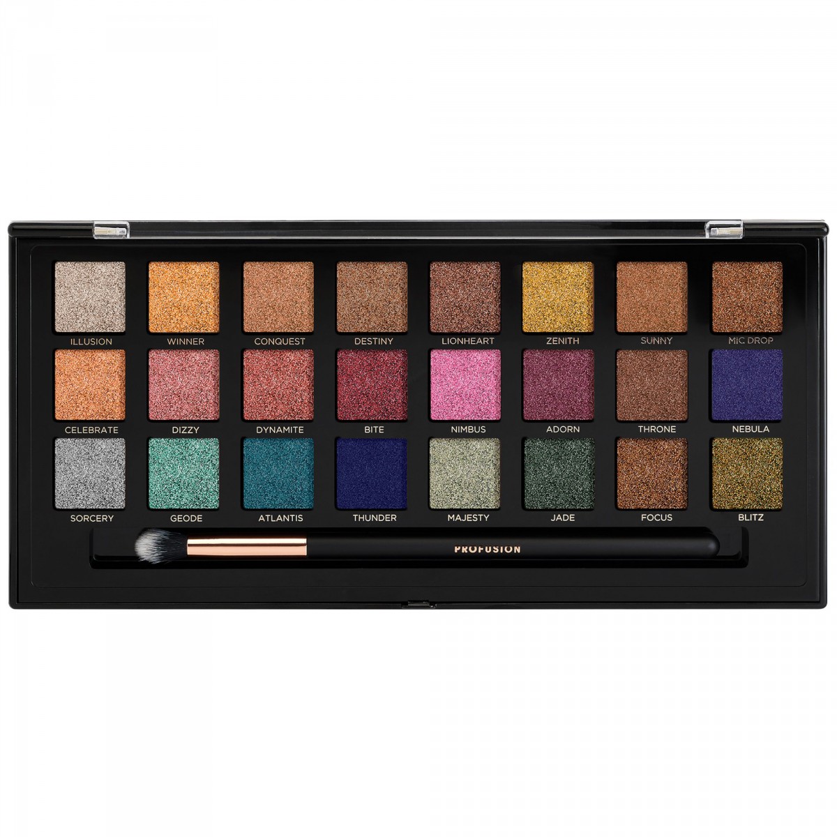 Profusion Artistry 24 Shade Eyeshadow Palette Metallics