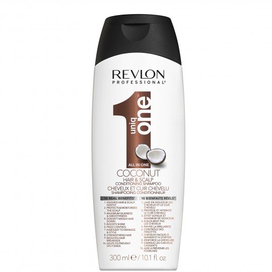 Revlon UniqOne Hair & Scalp Conditioning Shampoo - Coconut (300ml)