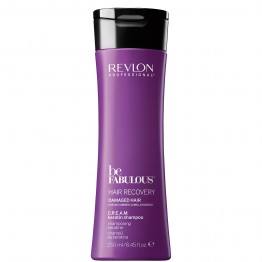 Revlon Be Fabulous Hair Recovery Cream Keratin Shampoo for Damaged Hair (250ml)
