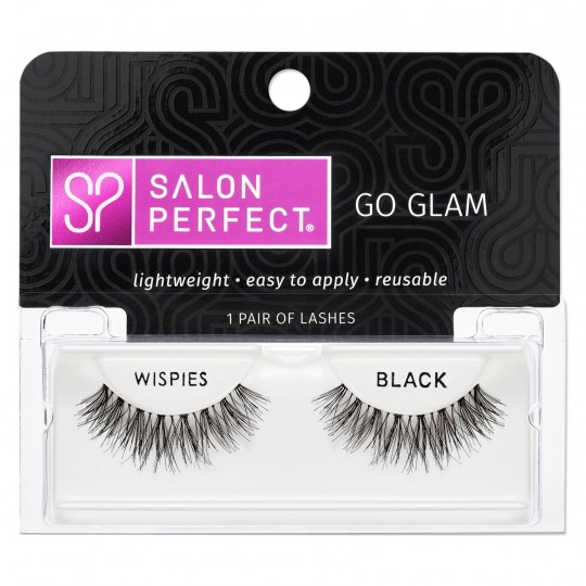 Salon Perfect Go Glam Lashes - Wispies Black