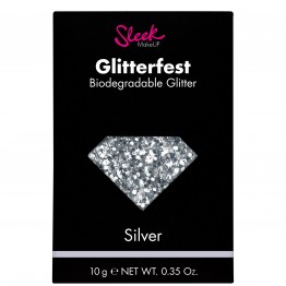 Sleek Glitterfest Biodegradable Glitter - Silver