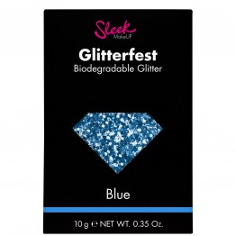 Sleek Glitterfest Biodegradable Glitter - Blue